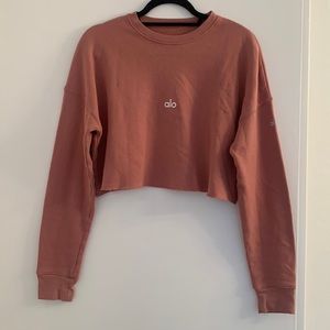 Alo cropped sweatshirt